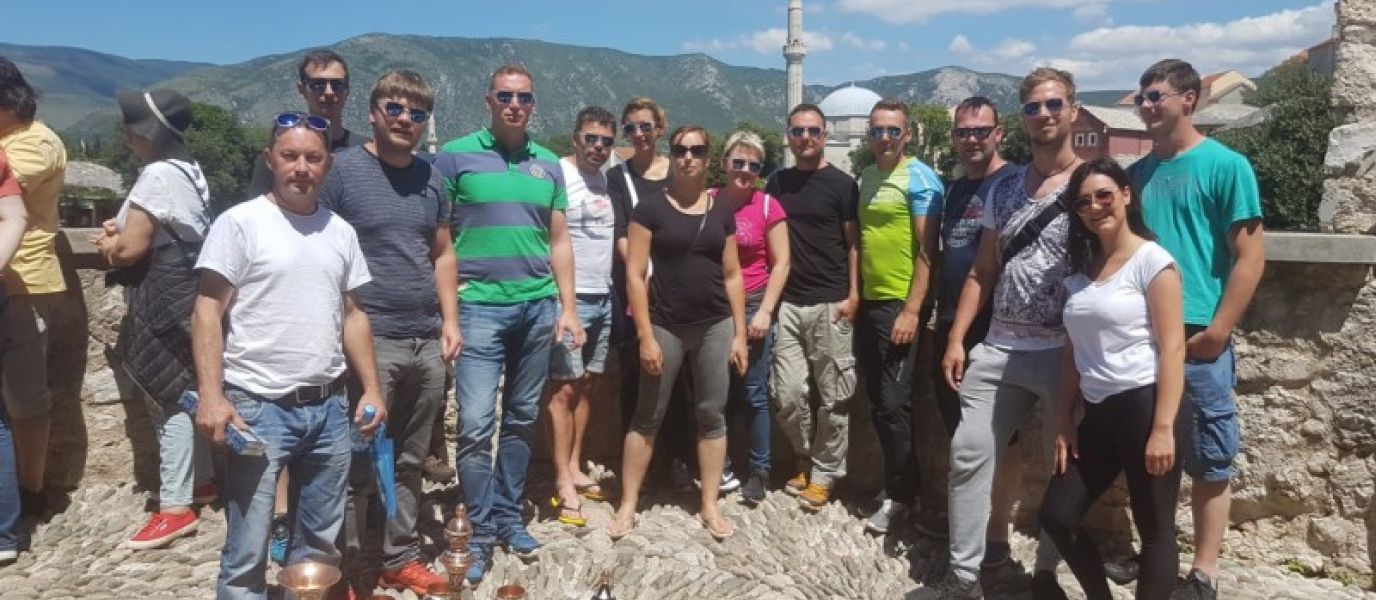 Kazin teambuilding v Bosni